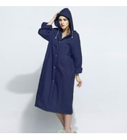 Eva Trend Unisex Siyah Yağmurlık (Lacivert)