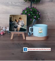 Cerraha Hediye Fotoğraflı Dekoratif Taş, Kupa Bardak Beyaz Hediye (Model 8)