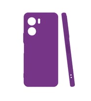 Kvy Vivo Y16 Biye Silikon Kılıf (Mor)