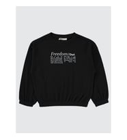 Civil Girls Kız Çocuk Sweatshirt 6-9 Yaş Lacivert (Siyah)