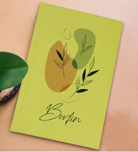 BK Gift Kişiye Özel İsimli Sert Kapaklı Sarı Defter, Arkadaşa Hediye, Yeni İş Hediyesi, Anı Defteri, Doğum Günü Hediyesi-1 (Model 2)