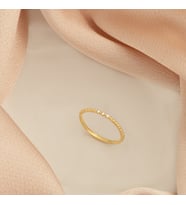 KÜÇÜK ÜÇ TAŞ YÜZÜK (Rose)