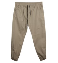 Erkek Büyük Beden 100 Kilo-180 Kilo Arası İçin Uygun Gabardin Jogger Pantolon (Bej)
