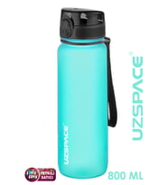 Uzspace  800 ml -Yeni Ebat-Boy 25 cm-Tritan Su Matarası Bpa Koku Sızdırma Yok -3053a (Buz Mavisi)