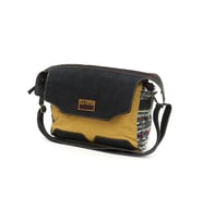 Old Cotton 7036 Geneva Bag Omuz -13 inch Laptop - Notebook - Evrak - Seyahat Çantası (Siyah-Hardal)