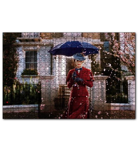 Cakapuzzle  Mary Poppins Returns Emily Blunt  Puzzle Yapboz MDF (Ahşap) (1000 Parça)