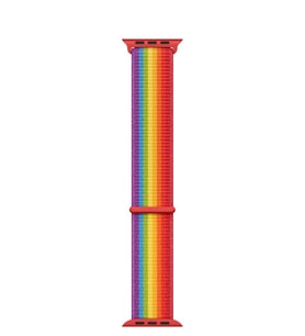 Microsonic Apple Watch Series 4 40mm Hasırlı Kordon Woven Sport Loop (Karışık)