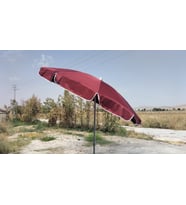 plaj şemsiyesi bahçe balkon teras masa şezlong şemsiyeleri (Bordo) Bidon hariç fiyat