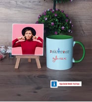 Psikiyatrist Fotoğraflı Dekoratif Taş, Kupa Bardak Beyaz Hediye (Model 14)