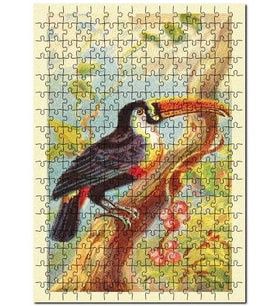 Cakapuzzle Toco Toucan Kuş Görseli Puzzle Yapboz MDF (Ahşap) (500 Parça)
