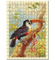 Cakapuzzle Toco Toucan Kuş Görseli Puzzle Yapboz MDF (Ahşap) (500 Parça)