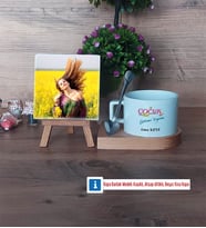 Çocuk Gelişim Uzmanı Fotoğraflı Dekoratif Taş, Kupa Bardak Beyaz Hediye Öğretmenler Günü Hediyesi (Model 8)
