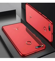 Xiaomi Mi 5x Kılıf Dört Köşeli Lazer Silikon Kılıf (Kırmızı)