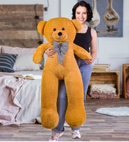 Pandamkee 140 Cm Sevgiliye Özel Hediyelik Ayı (Kahverengi)