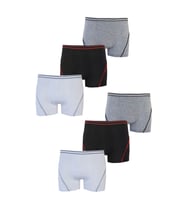 6lı Erkek Çocuk Likralı Pamuklu Boxer Kaliteli İç Çamaşır (Karışık)
