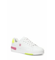 Lumberjack ESEN Kadın Günlük Sneaker Spor Ayakkabı (Beyaz-Pembe)
