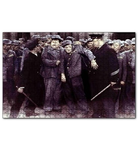 Cakapuzzle Stan Laurel ve Oliver Hardy  Puzzle Yapboz MDF (Ahşap) (500 Parça)