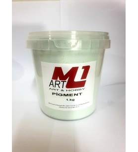 M1 ART Toz Pigment Boya 1.kg -epoksi Reçine-poliüretan Reçine-polyester Reçine Boyası (Su Yeşili)