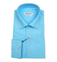 Erkek Slim Fit Gömlek 9901 009901 (Mavi)