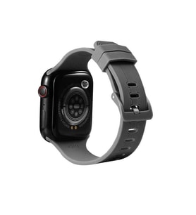 Apple Watch 7 45mm KRD-23 Silikon Kordon (Gri)