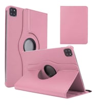 iPad Air 11 2024 Dönebilen Standlı Kılıf (Açık Pembe)