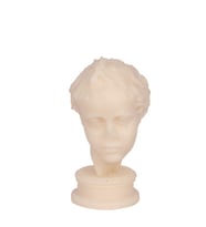 Eros Dekoratif Heykel Mum 9 Cm Büst Mum (Beyaz)
