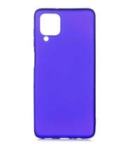 Galaxy M12 Kılıf Kamera Çıkıntılı Soft Silikon (Saks)