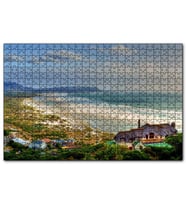 Cakapuzzle Atlantik Okyanusunda Sahil Kasabası  Puzzle Yapboz MDF (Ahşap) (1000 Parça)