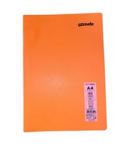 Mynote Text Neon Defter A4 80 Yp Kareli - Kırmızı (Turuncu)