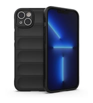 IPHONE 15 UYUMLU OPTİMUM LENS KORUMALI SİLİKON KILIF (Siyah)