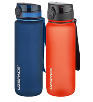 Uzspace 2'li Tritan Matara Seti 800 ml 14 Farklı Renk Seçeneği FiftyFifty (Lacivert)