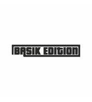 Basık Edition Araba Sticker siyah 20x3 CM (Siyah)
