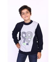 Toontoy Erkek Çocuk Baskılı Sweatshirt (Lacivert)
