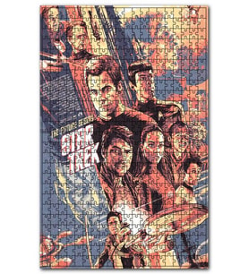 Cakapuzzle Uzay Yolu Star Trek Görsel Puzzle Yapboz MDF (Ahşap) (500 Parça)