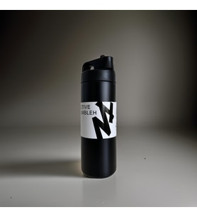 Çift Yalıtımlı Pipetli 550ML Stainless Steel Vakumlu Termos (Siyah)