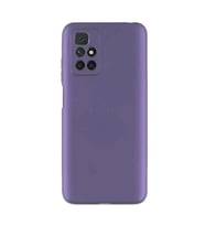 Xiaomi Redmi 10 2022 Kılıf Kamera Korumalı Silikon Rubber Arka Kapak (Lila)