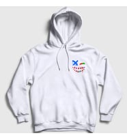 Presmono Unisex Beyaz Face Gorillaz Kapüşonlu Sweatshirt 399660tt (Beyaz)