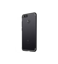 Xiaomi Mi 5x / A1 İnce Köşeleri Renkli Şeffaf Kaliteli Kılıf (Siyah)