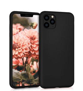 Microsonic Matte Silicone Apple iPhone 11 Pro (5.8'') Kılıf (Siyah)