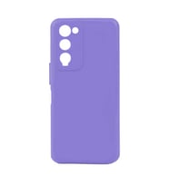 Kvy Tecno Camon 18 Biye Silikon Kılıf (Lila)