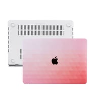 McStorey Macbook Air ile Uyumlu Kılıf M1 HardCase A1932 A2179 A2337 Paint02 (Kırmızı)