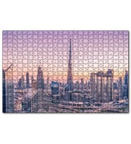 Cakapuzzle  Dubai Şehir Merkezi Manzarası  Puzzle Yapboz MDF (Ahşap) (255 Parça)