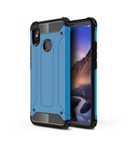 Ceponya Xiaomi Mi Max 3 Armor Zırh Kılıf (Mavi)