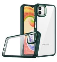 Samsung Galaxy A04E Kılıf Case, Kamera Lens Korumalı Elektroplatin Kaplama Sert PC Koruyucu Colourful Platinum Serisi (Yeşil)