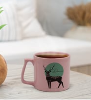 BK Gift Kişiye Özel İsimli Pastel Pembe Middle Kupa Bardak, Arkadaşa Hediye, Ev Hediyesi, Doğum Günü Hediyesi, Ofis Hediyesi (Model 2)