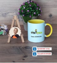 Diyetisyen Kupa Bardak Beyaz ve Fotoğraflı Ahşap Anahtarlık Hediye Diyetisyene Hediye Diyetisyenler Günü Hediyesi (Model 7)
