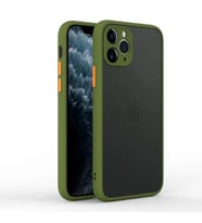 iPhone 11 Pro Max 6.5inç Kamera Korumalı Premium Silikon Kılıf (Haki)
