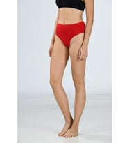 Jiber Kadın Bato Bikini Külot 652 - 12 Adet (Kırmızı)