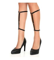 Diz Altı  Lastik Harness (Siyah)