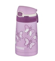 Vagonlife Shamobo Çocuk 350 ML Çelik Termos Pipetli-Paslanmaz-Bpa İçermez 7 Renk-FFSH350MLCELİK (Mor)